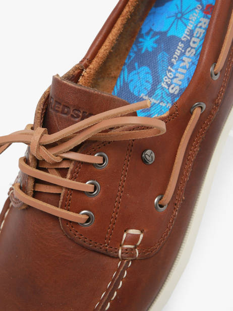 Boat Shoes Orland In Leather Redskins Brown men ORLAND other view 1
