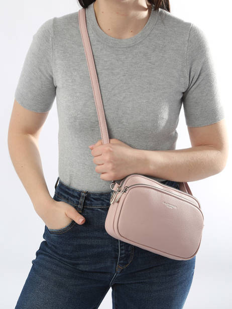 Sac Bandoulière Grained Miniprix Rose grained F6993 vue secondaire 1