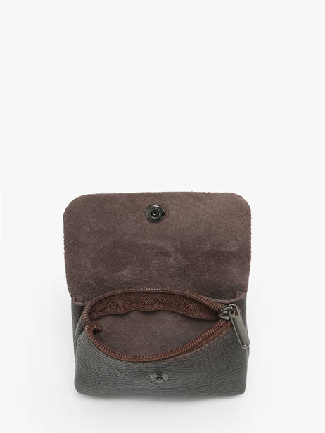 Coin Purse Leather Milano Brown caviar CA23092 other view 1