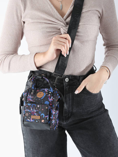 Messenger Bag Cabaia Black christmas CH other view 1