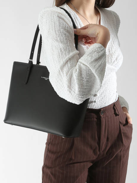 Sac Porté épaule Smooth Cuir Lancaster Beige smooth 7 vue secondaire 1