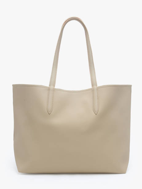Sac Cabas Anna Reversible Lacoste Beige anna 18SAXPG6 vue secondaire 4