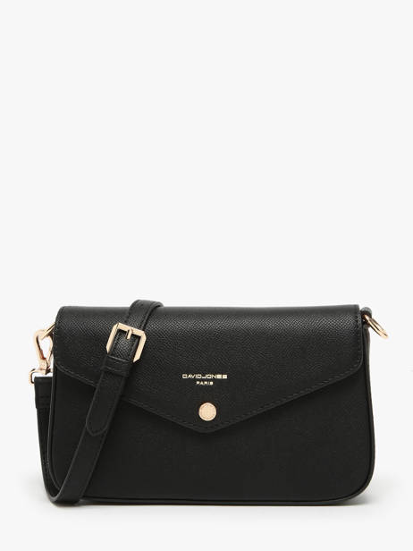 Sac Bandoulière Saffiano David jones Noir saffiano CM6120H