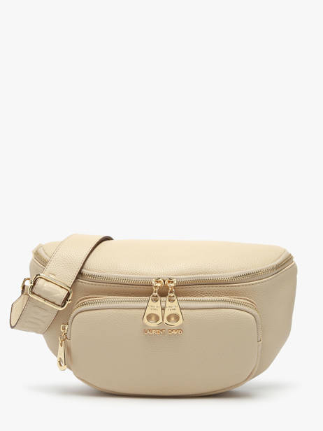 Crossbody Belt Bag Estee Laurent david Beige ld bags 901