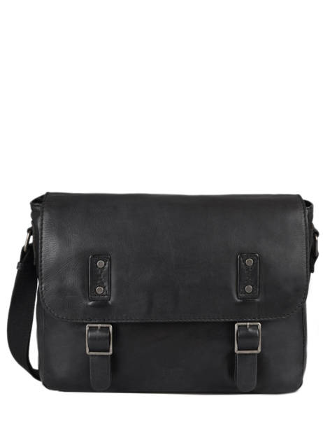 Messenger Bag Basilic pepper Black traveler BTRA01