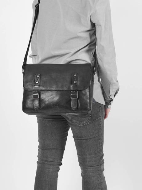 Messenger Bag Basilic pepper Black traveler BTRA01 other view 1