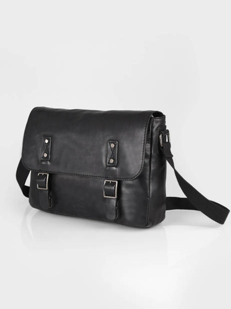 Messenger Bag Basilic pepper Black traveler BTRA01 other view 2