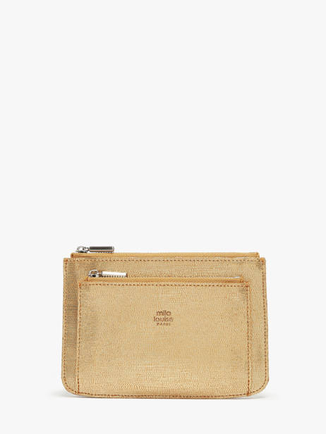 Porte-monnaie Cuir Mila louise Or vintage 23690RX