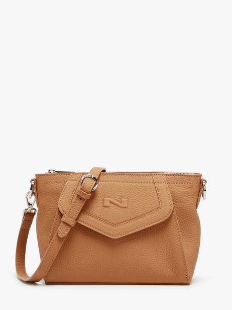 Shoulder Bag Candy Leather Nathan baume Brown candy 7