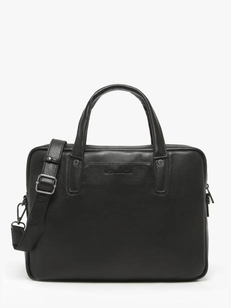 Porte Documents (main) Arthur & aston Noir leon 1