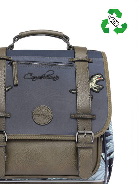 2-compartment Backpack Cameleon Gray vintage urban PBVBSD39 other view 2