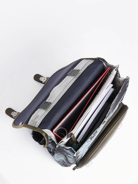 2-compartment Backpack Cameleon Gray vintage urban PBVBSD39 other view 4