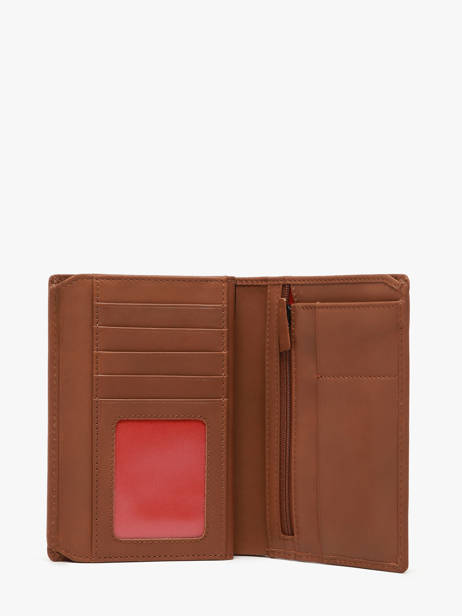 Wallet Leather Serge blanco Brown austin AST21121 other view 1