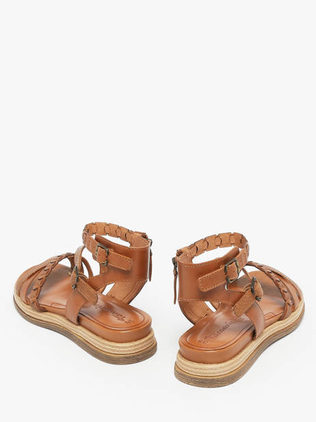 Sandals In Leather Tamaris Brown women 44 other view 2