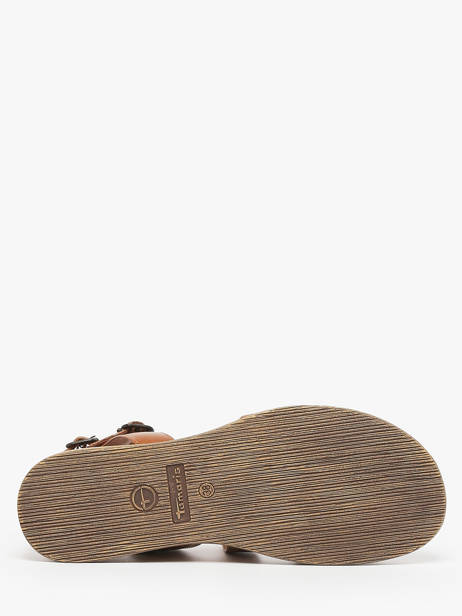 Sandals In Leather Tamaris Brown women 44 other view 4