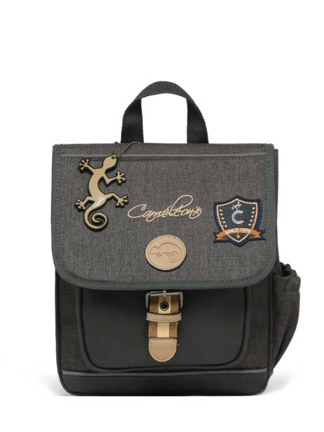 Sac à Dos 1 Compartiment Cameleon Gris vintage urban SD30 vue secondaire 6