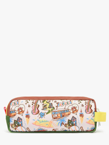 Trousse 2 Compartiments Hello hossy Beige cool kids P