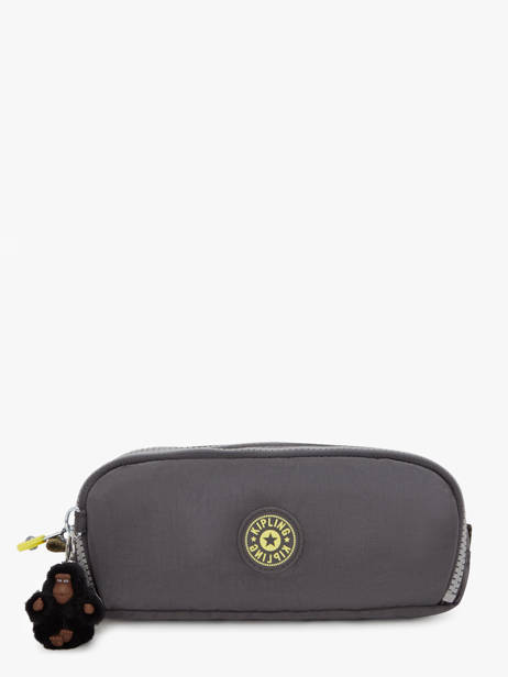3-compartment Pouch Kipling Gray back to school K13564