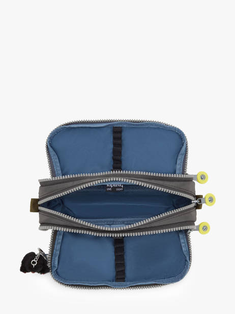 3-compartment Pouch Kipling Gray back to school K13564 other view 1