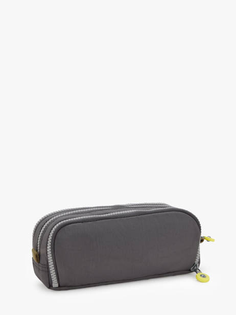3-compartment Pouch Kipling Gray back to school K13564 other view 2