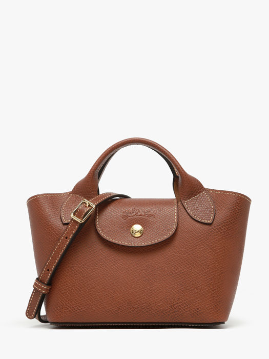 Longchamp Epure Sacs porté travers Marron