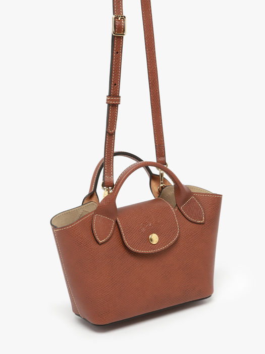 Longchamp Epure Sacs porté travers Marron