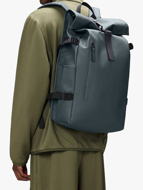 Backpack Rains Gray city 14590 other view 1