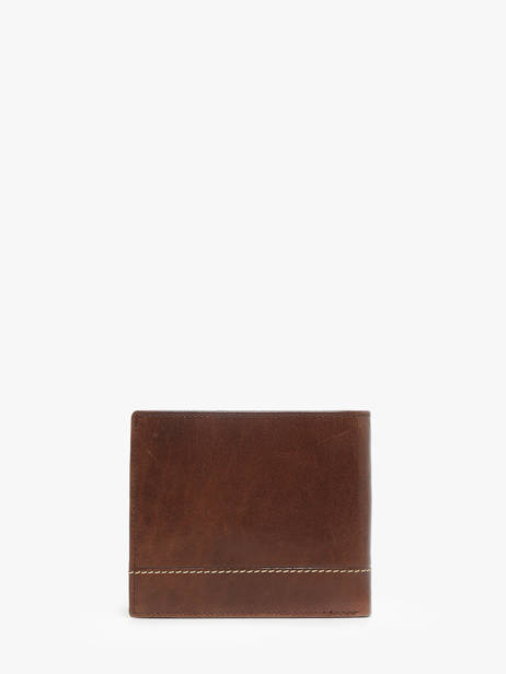 Checkholder With Card Holder Leather Maverick Brown rough gear MAVRG005 other view 3