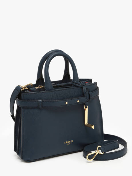 Shoulder Bag Faubourg Leather Lancel Blue faubourg A13527 other view 1