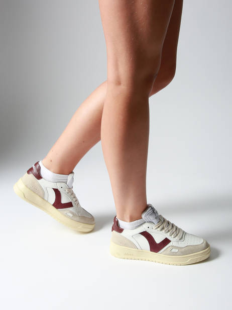 Sneakers In Leather Victoria Red women 1257136 other view 1