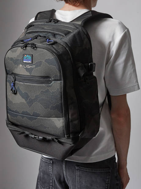 Sac à Dos 2 Compartiments Rip curl Noir camo 16MMBA vue secondaire 1