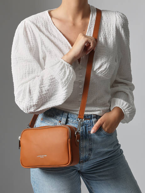 Shoulder Bag Donna Ama Leather Lancaster Brown donna ama 68 other view 1