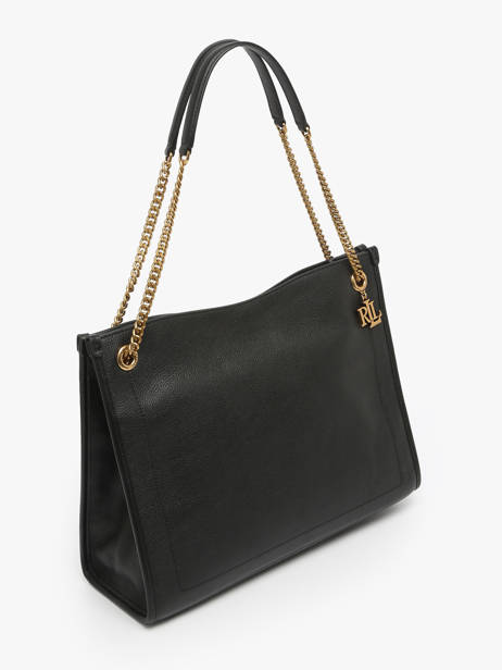 Sac Porté épaule Bradley Cuir Lauren ralph lauren Noir bradley 31969352 vue secondaire 2