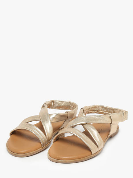 Sandals In Leather Tamaris Gold women 44 other view 1