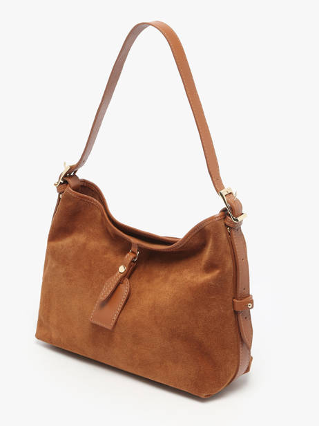 Sac Porté épaule Velvet Caviar Cuir Milano Marron velvet caviar VC250610 vue secondaire 1