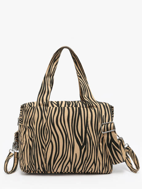 Recycled Cotton Mini Darcy Satchel Rivedroite Blue wild tribe MDARCWIL other view 4