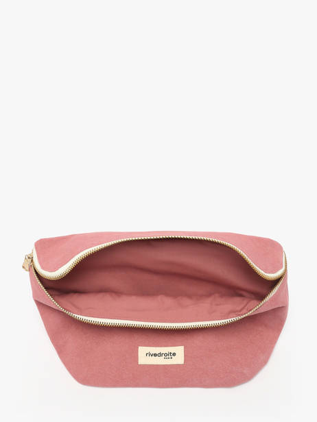 Le Sac Banane Custine Coton Recyclé Rivedroite Rose timeless CUSTITIM vue secondaire 3