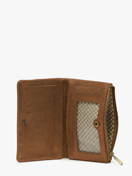 Portefeuille Cuir Mila louise Marron vintage 3760X vue secondaire 1