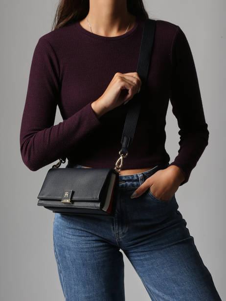 Sac Bandoulière Th Her Tommy hilfiger Bleu th her AW17678 vue secondaire 1