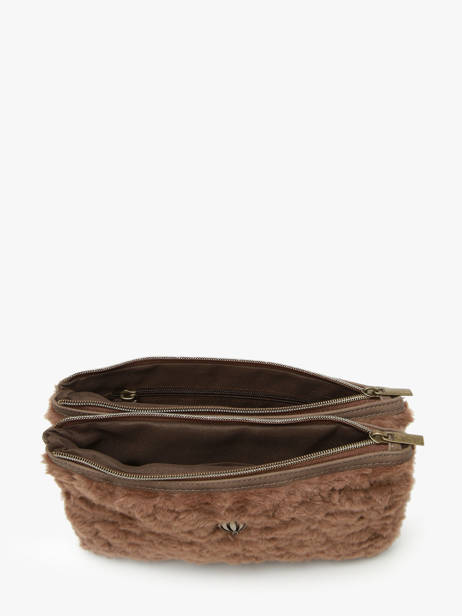 Shoulder Bag Doudou Le voyage en panier Brown doudou AHP253 other view 3