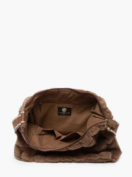 Shoulder Bag Quadri Le voyage en panier Brown quadri AHP272 other view 4