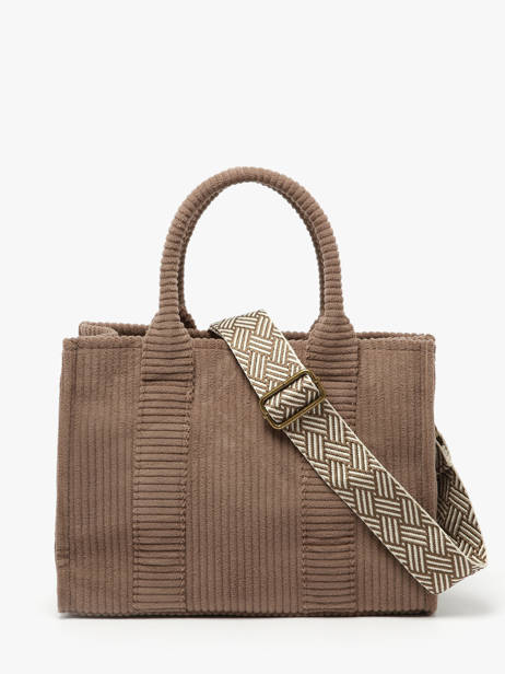 Shoulder Bag Velours Le voyage en panier Brown velours AHP242 other view 4