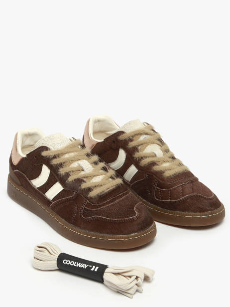 Sneakers In Leather Coolway Brown women 7623298 other view 2