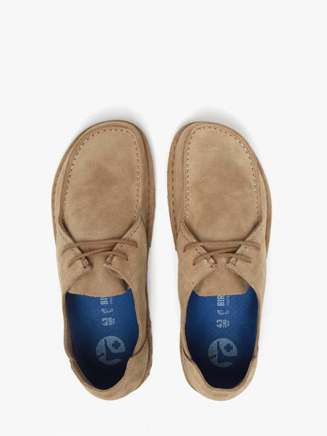 Chaussures Derbies En Cuir Birkenstock Beige men 1027274 vue secondaire 3