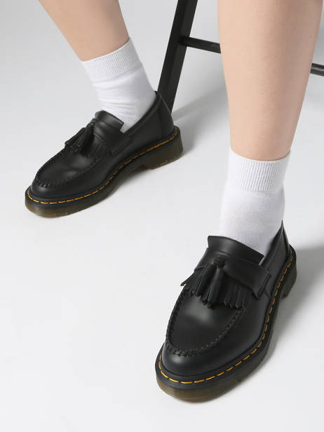 Moccasins Adrian Ys Tassel In Leather Dr martens Black women 22209001 other view 1