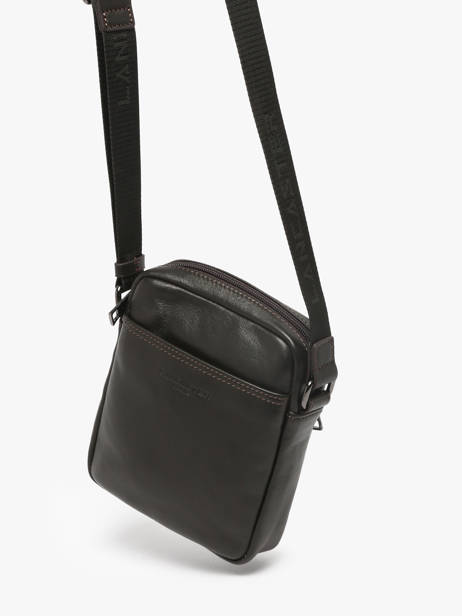 Sac Bandoulière Lancaster Marron soft vintage homme 24 vue secondaire 2