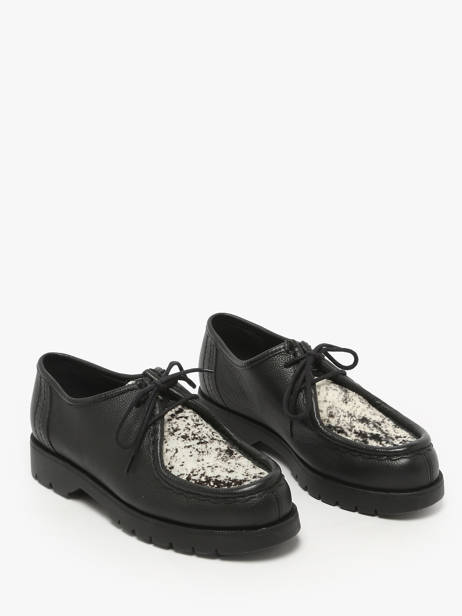 Derby Shoes In Leather Kleman Black women PADRINIB other view 1
