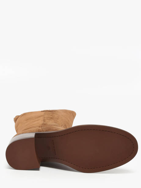 Bottes à Talon En Cuir Alpe Marron women 53541103 vue secondaire 4