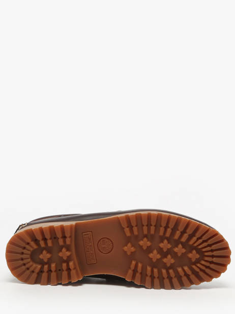 Boat Shoes In Leather Timberland Brown men 32141 other view 4