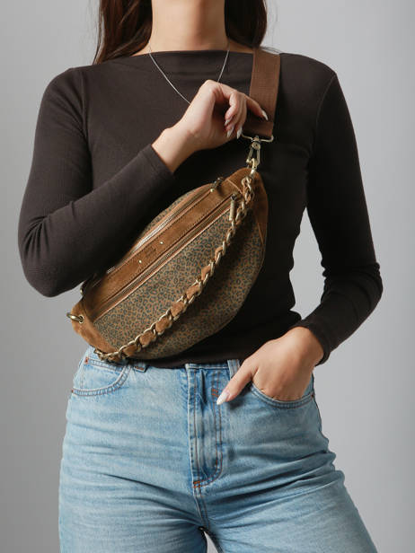 Belt Bag Mila louise Brown vintage 23689PAV other view 1